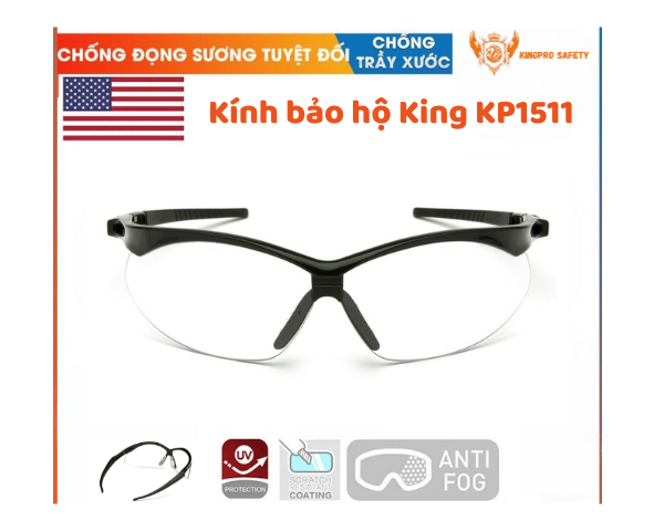 Đặc Điểm Nổi Bật Của Kính Bảo Hộ KingPro VIGILANT KP311 Trắng