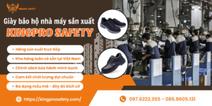 Giày bảo hộ cho công nhân nhà máy tại TP.HCM