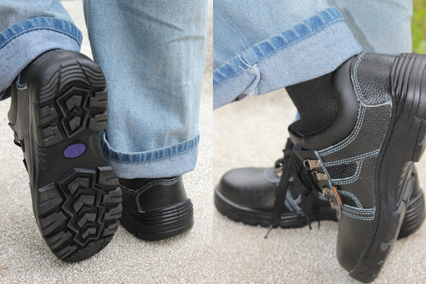 Giày bảo hộ da bò vs vải lưới – Loại nào bền và thoáng khí hơn?