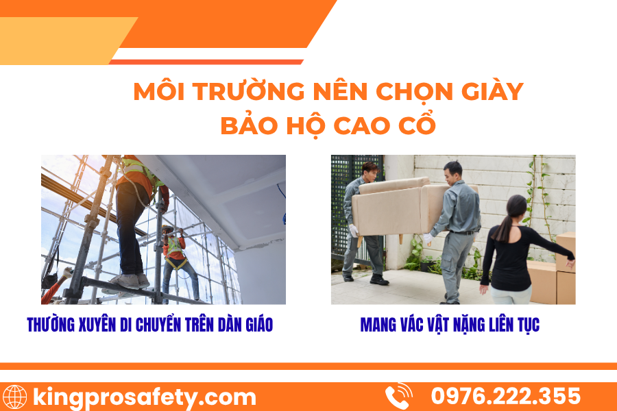 LÝ DO NÊN CHỌN GIÀY BẢO HỘ CAO CỔ